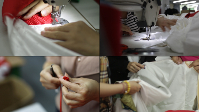 布料 缝纫机制作