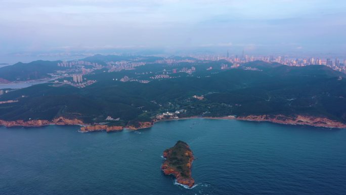 大连山海大全景航拍