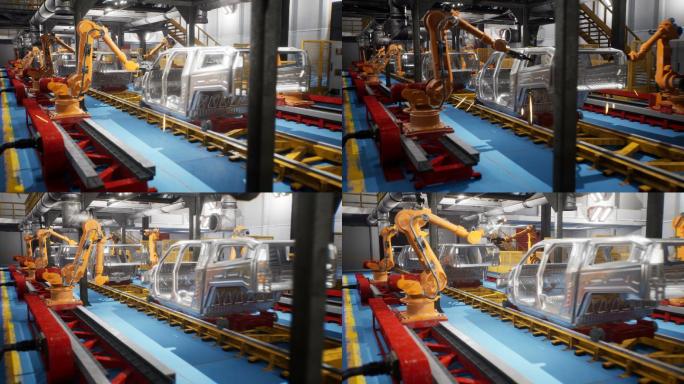 机器人焊工机械臂机械化加工制造