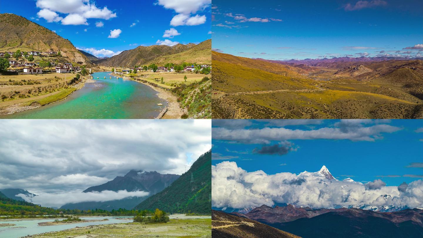 骑行西藏沿途的风景【延时摄影】