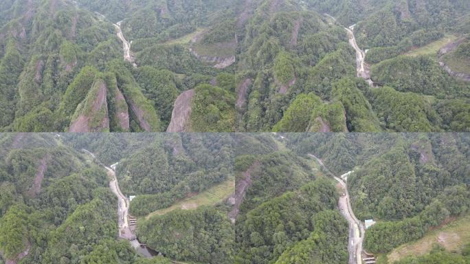 航拍湖南怀化万佛山4A景区