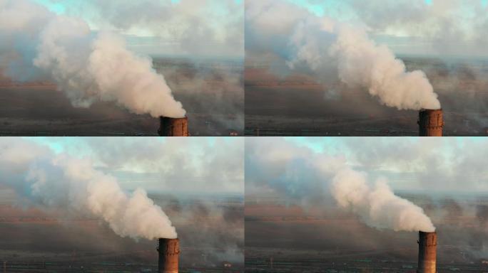 烟囱排放气体，工业污染