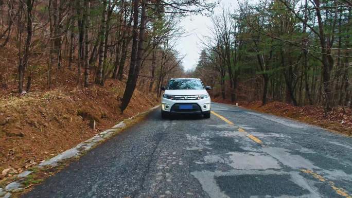 冬天秦岭自驾公路风景4