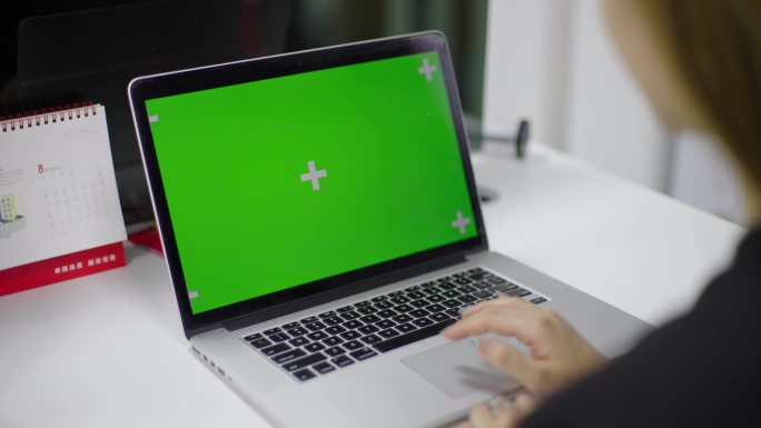 电脑绿屏-电脑办公-电脑屏幕