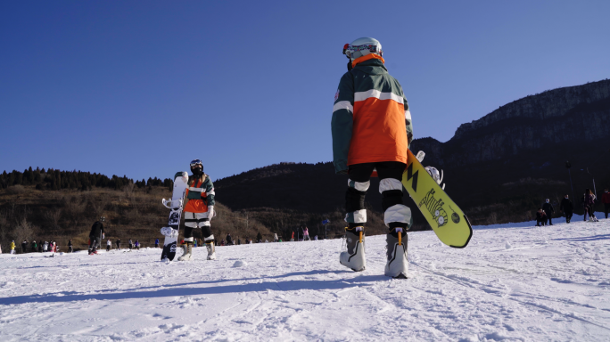 滑雪 专业装备 影视素材 模特 冬奥