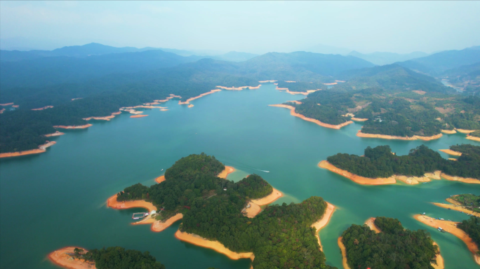 广州从化流溪河森林公园航拍