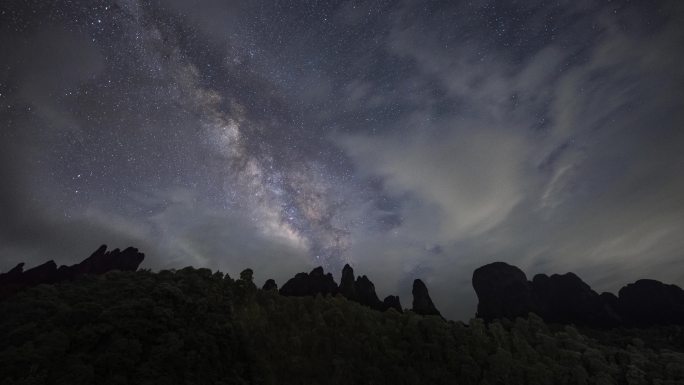 大瑶山银河星空延时