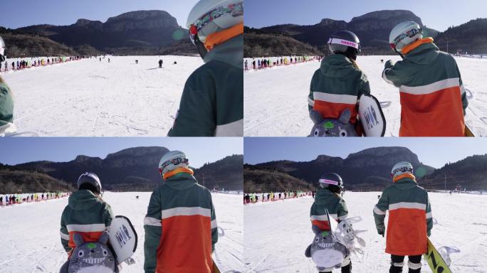 滑雪装备 广告 影视 滑雪模特 冬奥