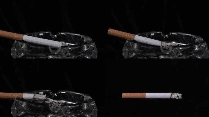 【原创4K】烟头 香烟 吸烟 烟 烟灰