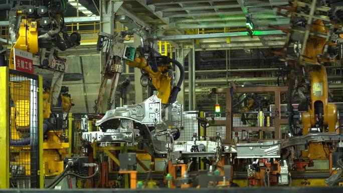 生产车间 机器人 厂区 智能生产线 OE