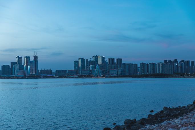 深圳前海欢乐港湾日转夜延时-4K