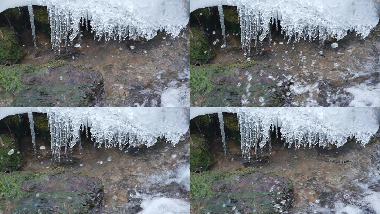 冰消雪融的小溪