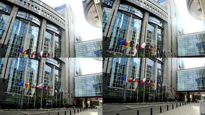 欧洲议会大厦总部设在比利时布鲁塞尔
