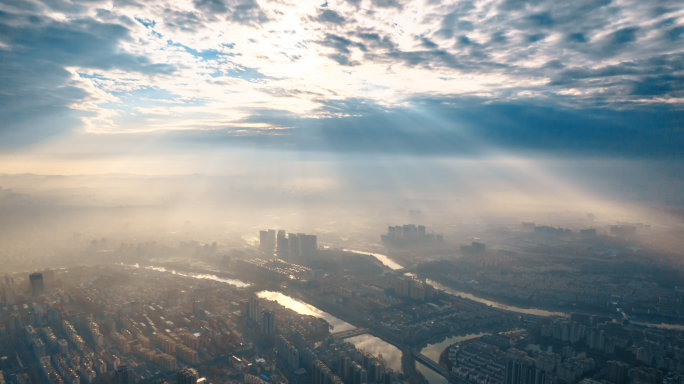 南京高空航拍延时4K