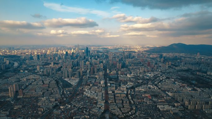 南京高空航拍延时4K