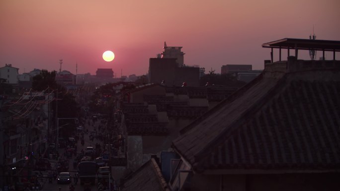 凤阳鼓楼钟楼延时