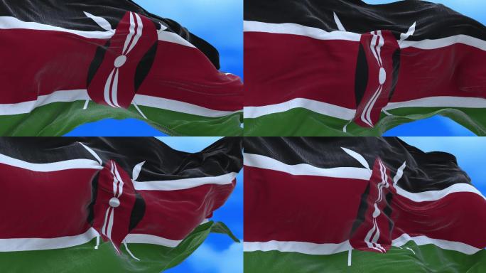 肯尼亚国旗的无缝环