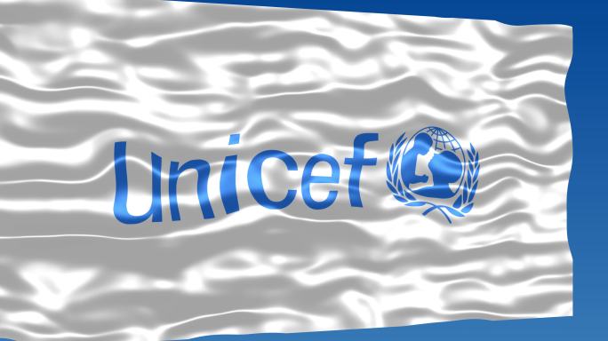 联合国儿童基金会UNICEF旗帜