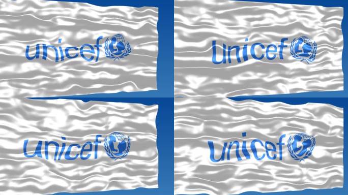 联合国儿童基金会UNICEF旗帜