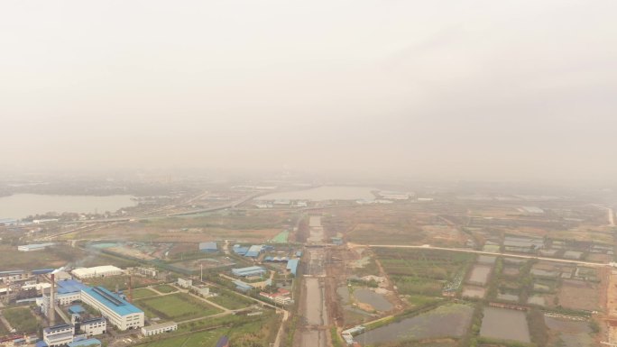 【原创】湖北武汉新材料产业园-航拍