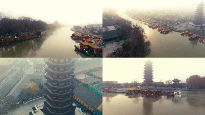 大雾里运河