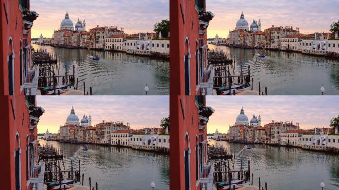 城市景观水上小城威尼斯清真寺