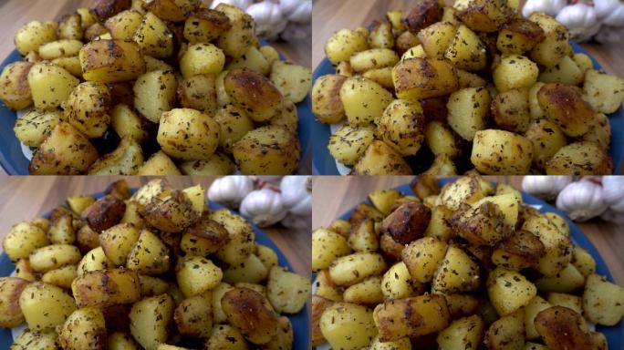 烹饪的土豆