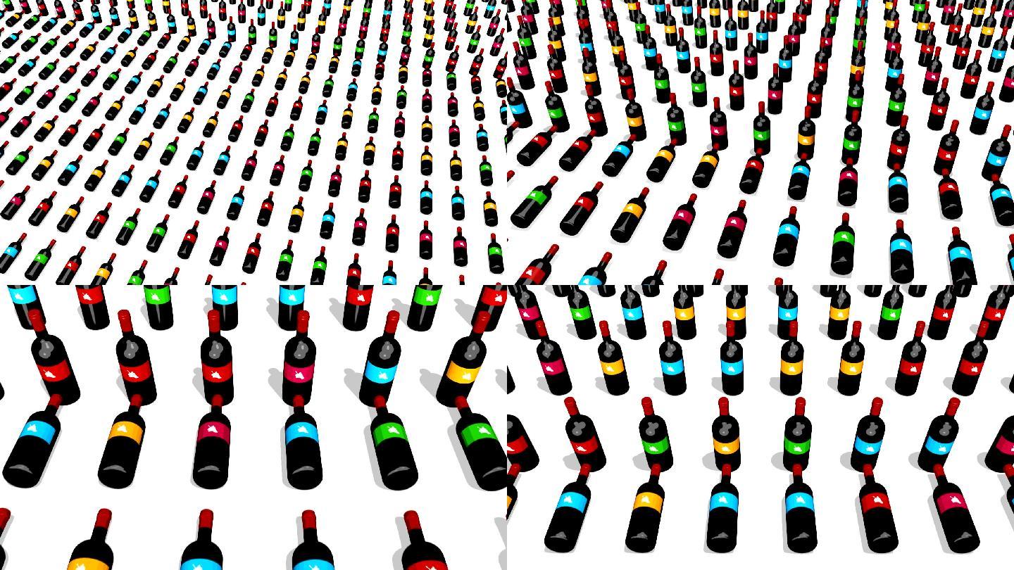 葡萄酒动画-三维运动设计