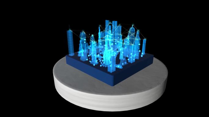 3D全息影像城市投影展台