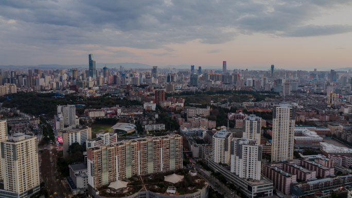 【5K】昆明恒隆昆明动物园，翠湖航拍延时