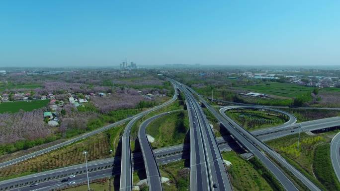 河南郑州高速公路互通立交物流交通陆运