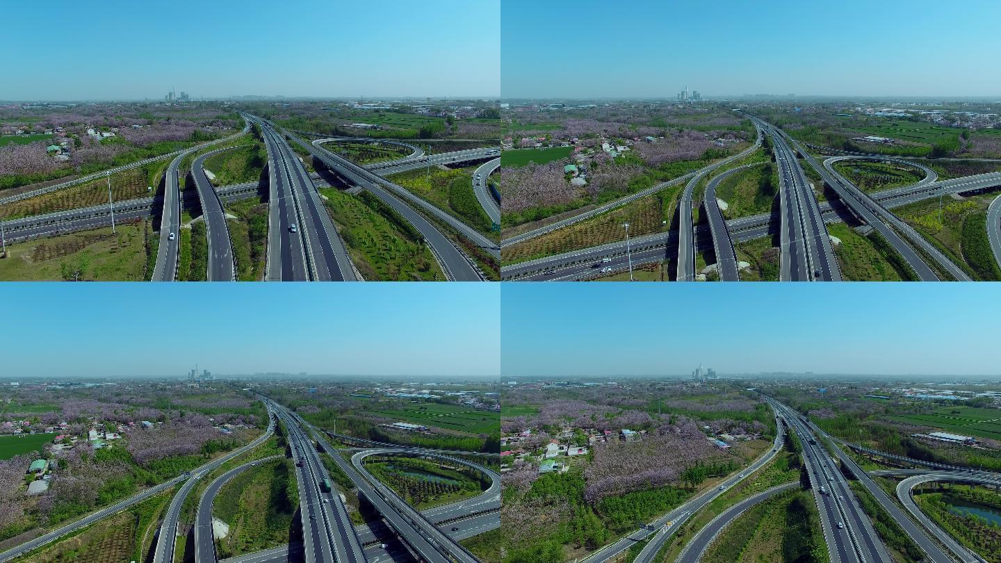 河南郑州高速公路互通立交物流交通陆运