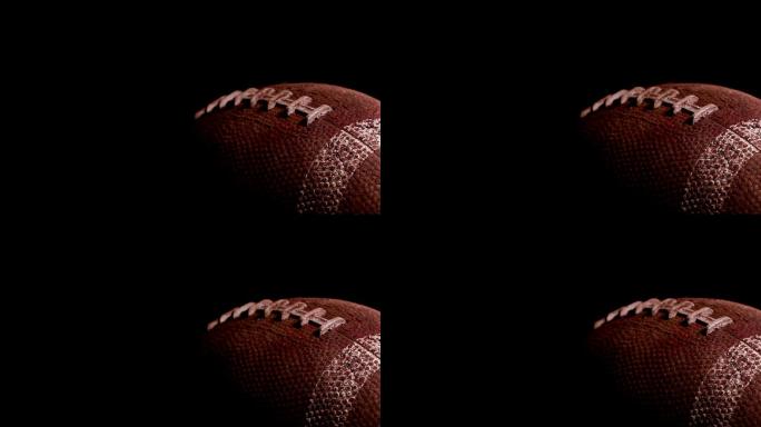 宏观-足球美国橄榄球视频素材特写镜头