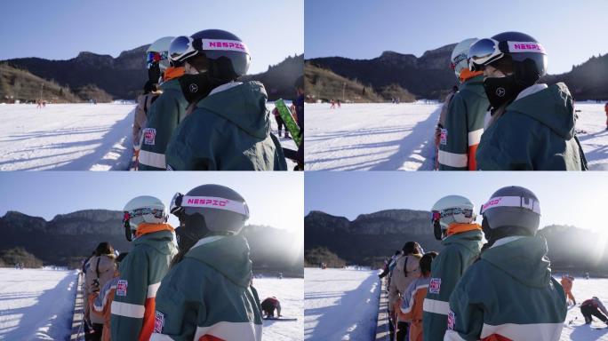 滑雪云梯 冬奥 墨镜 装备 年轻人 运动