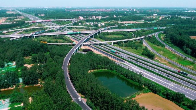 郑州CBD郑州中州大道郑州交通道路高架桥
