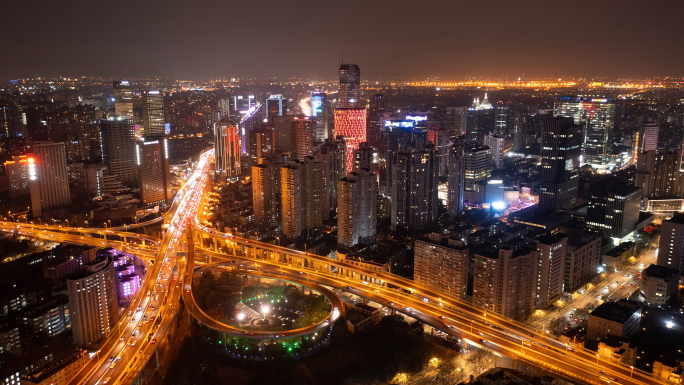上海经济技术开发区中环高架桥长宁虹桥商圈