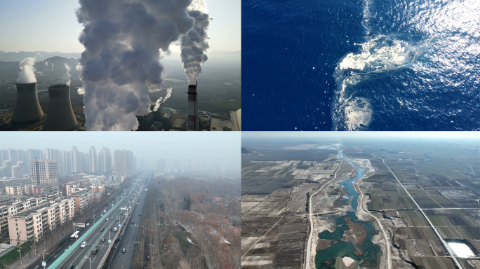 【4K】海洋污染-大气污染-水污染-污染