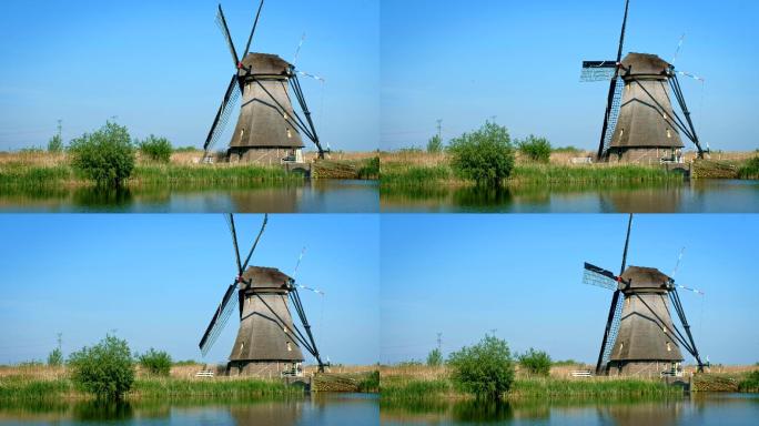 荷兰金德迪克的风车