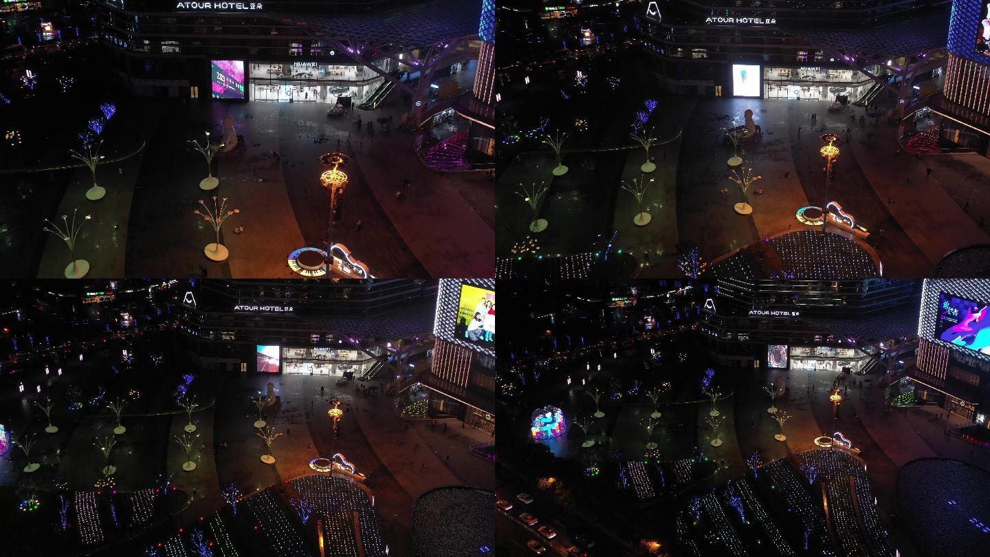 4K原素材-航拍上海新华红星国际广场