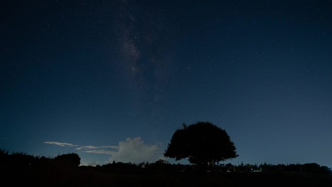 乡村夏日星空延时