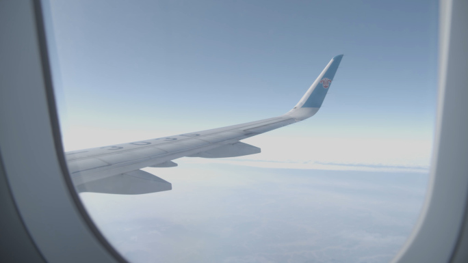 飞机窗外 云海 客机窗外风景
