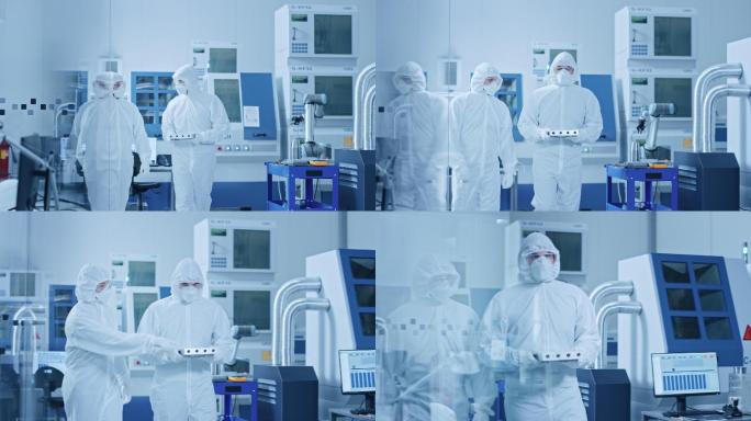 无菌现代工厂现代医药科技无菌实验室生物化