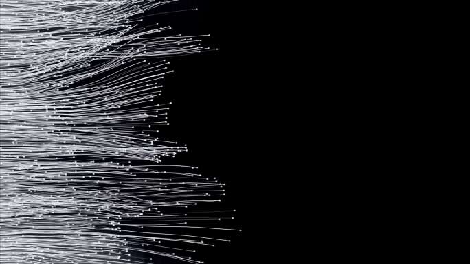 光纤电缆动画效果特效粒子