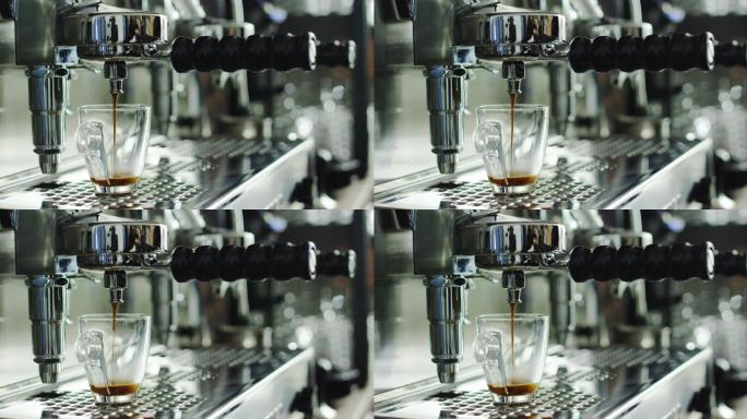 咖啡机制作咖啡泡沫材料餐厅饮料