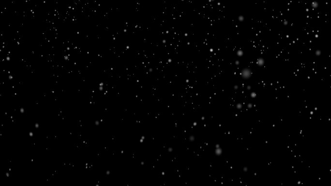 在黑色背景上下雪视频素材