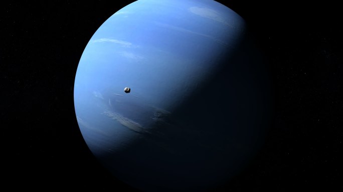 海王星的内部卫星，围绕海王星运行