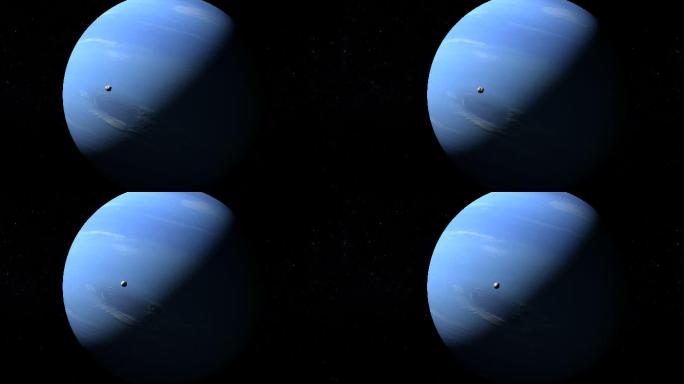 海王星的内部卫星，围绕海王星运行