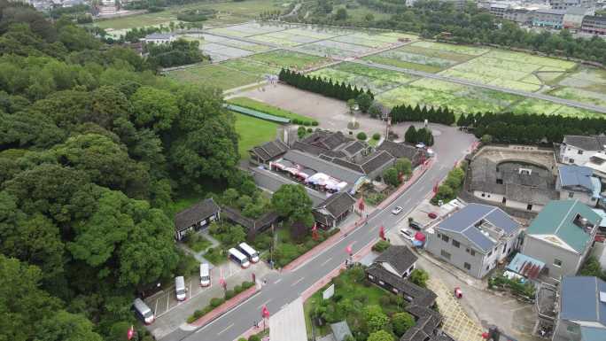 航拍福建古田会议旧址红色旅游景点