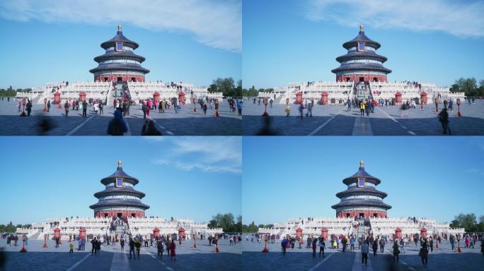 北京延时摄影 祭祀 天坛公园 著名景点