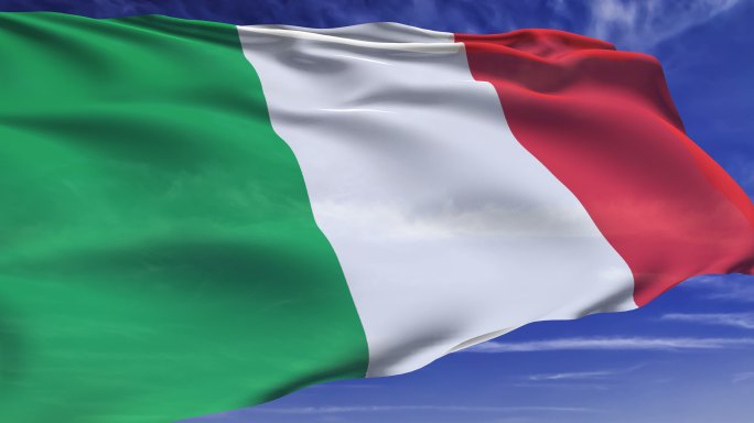 意大利国旗绿白红三色旗历史拿破仑统一战争